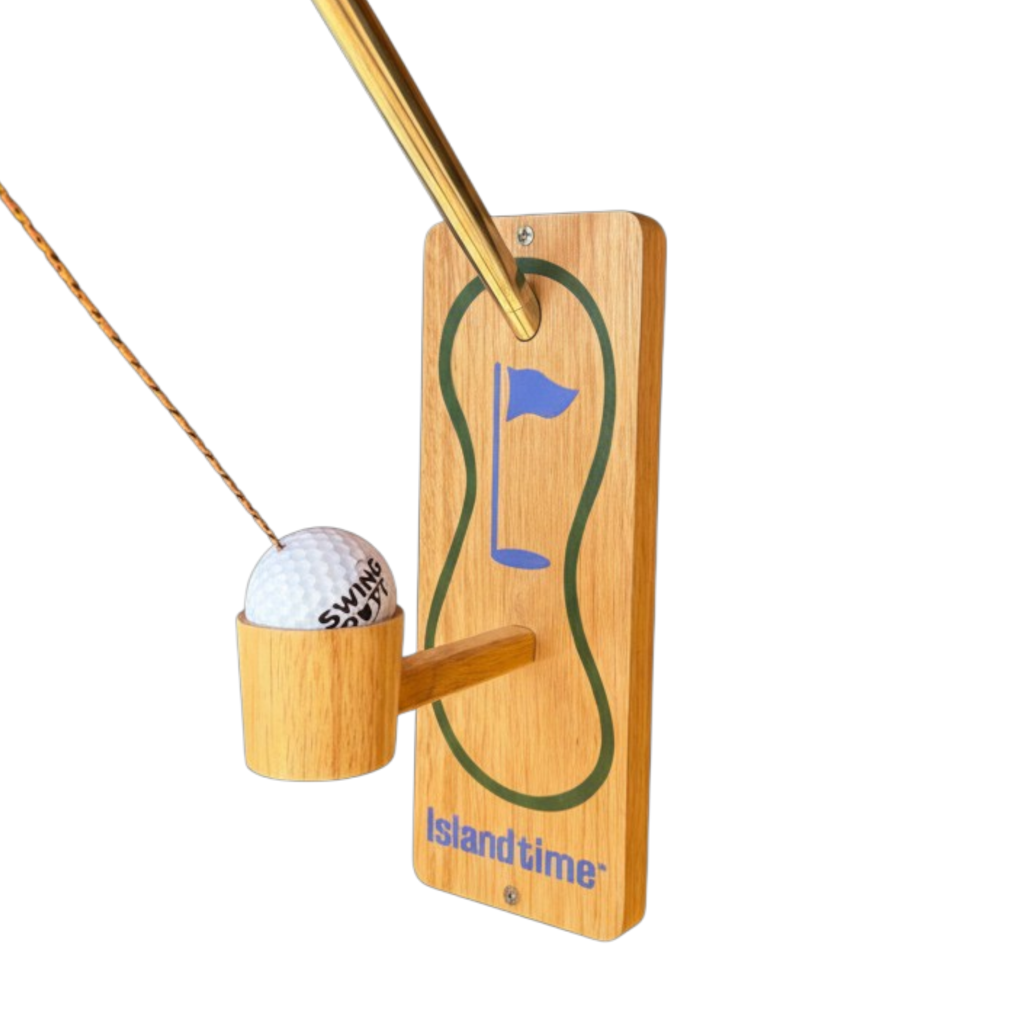Swing Putt Pro – Wooden Tabletop Skill Game Golf