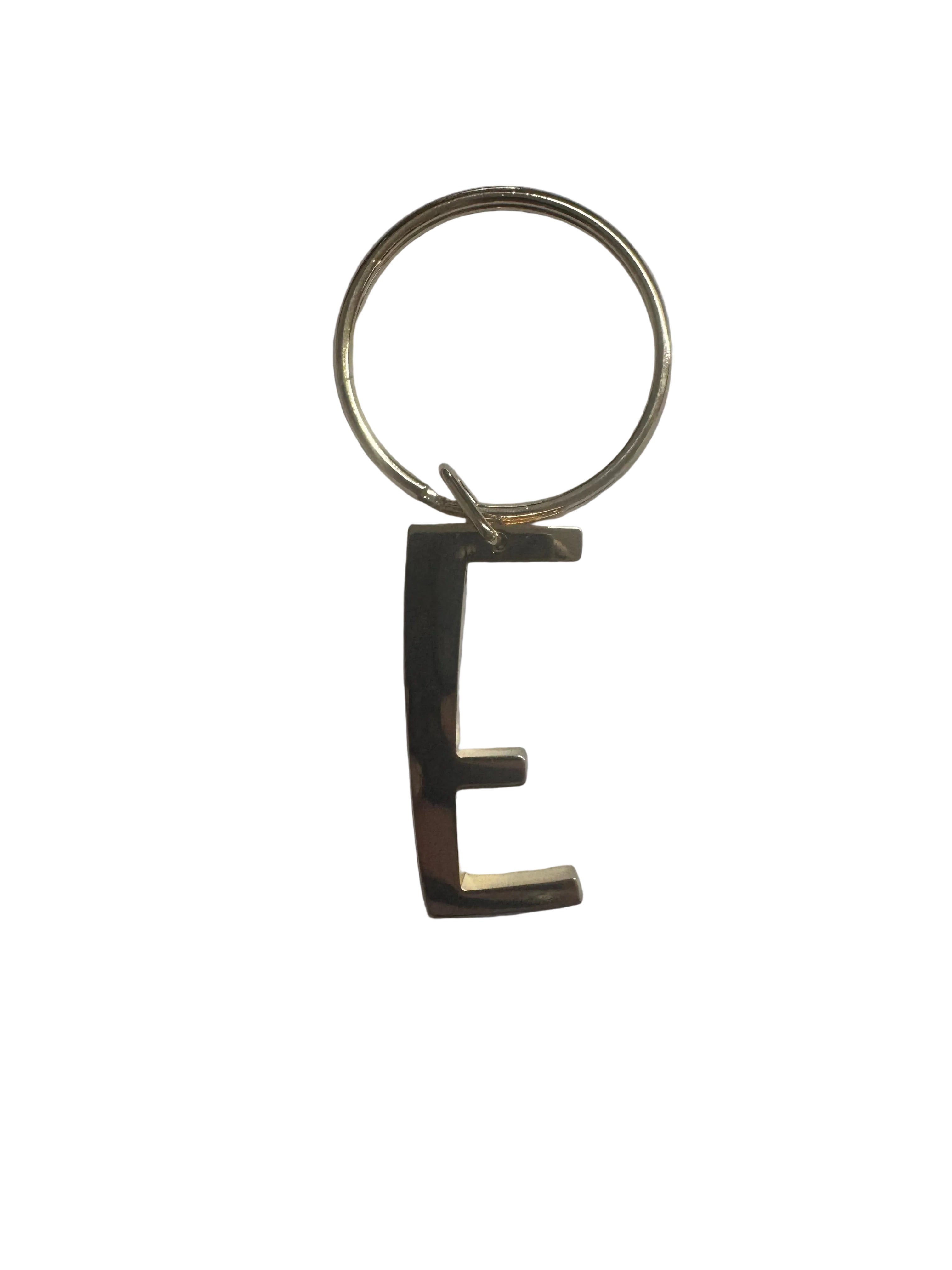 Gold INITIAL Key Chain