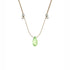 HyeVibe Crystal Necklace - Green Opal on Silver by &Livy - A. Dodson's