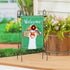 Flowery Goose Applique Garden Flag by Evergreen - view 2