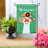 Flowery Goose Applique Garden Flag by Evergreen - view 3