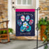 Pet Central Floral Paw Print Applique Flag by Evergreen - view 3