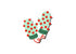HAPPY EVERYTHING POM POM MITTENS BIG ATTACHMENT - A. Dodson's