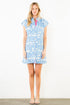 Eliza Short Sleeve Pattern Detail Dress by THML - view 3