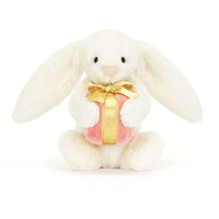 Bashful Bunny With Present By Jellycat