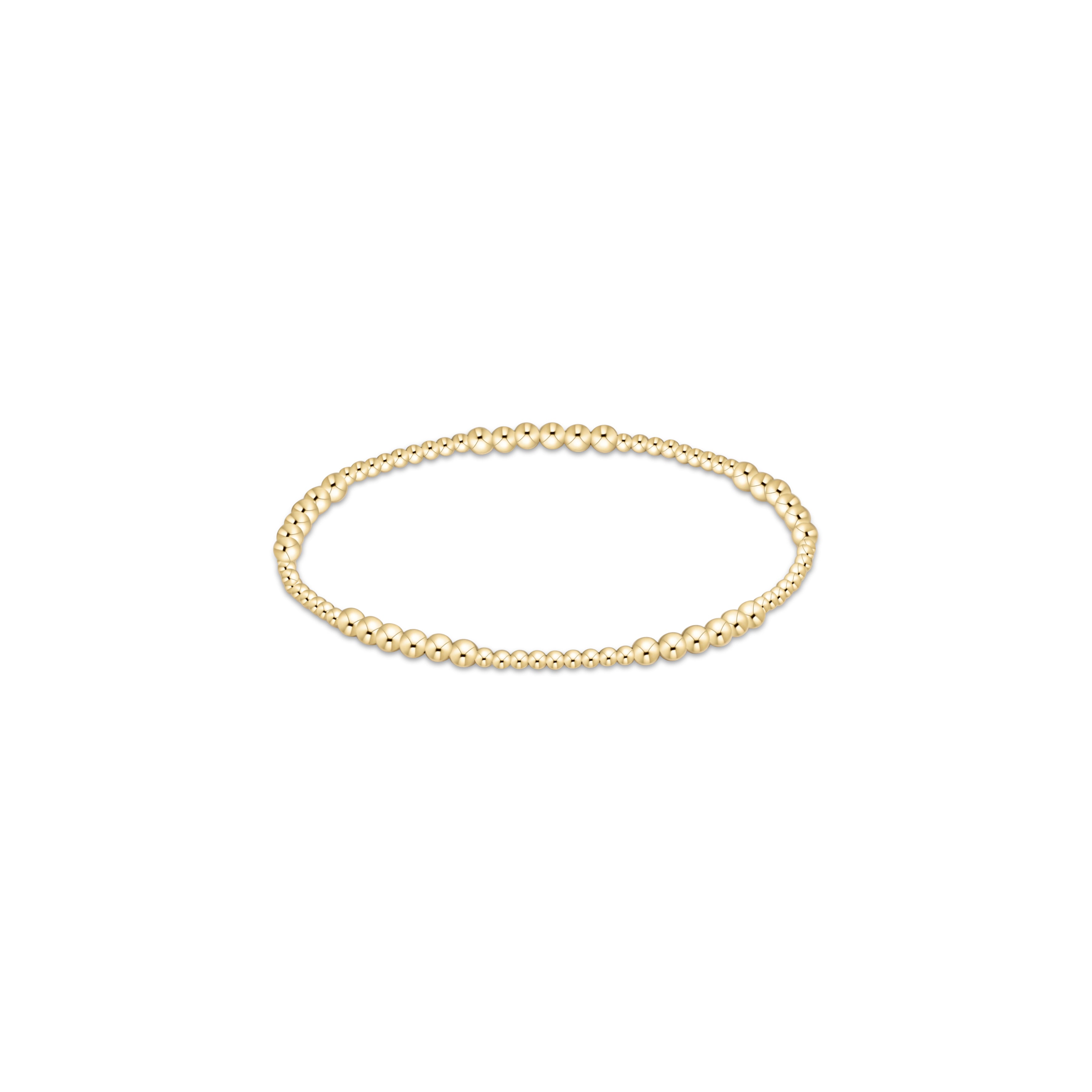 Blissful Gold 3mm Bracelet by enewton