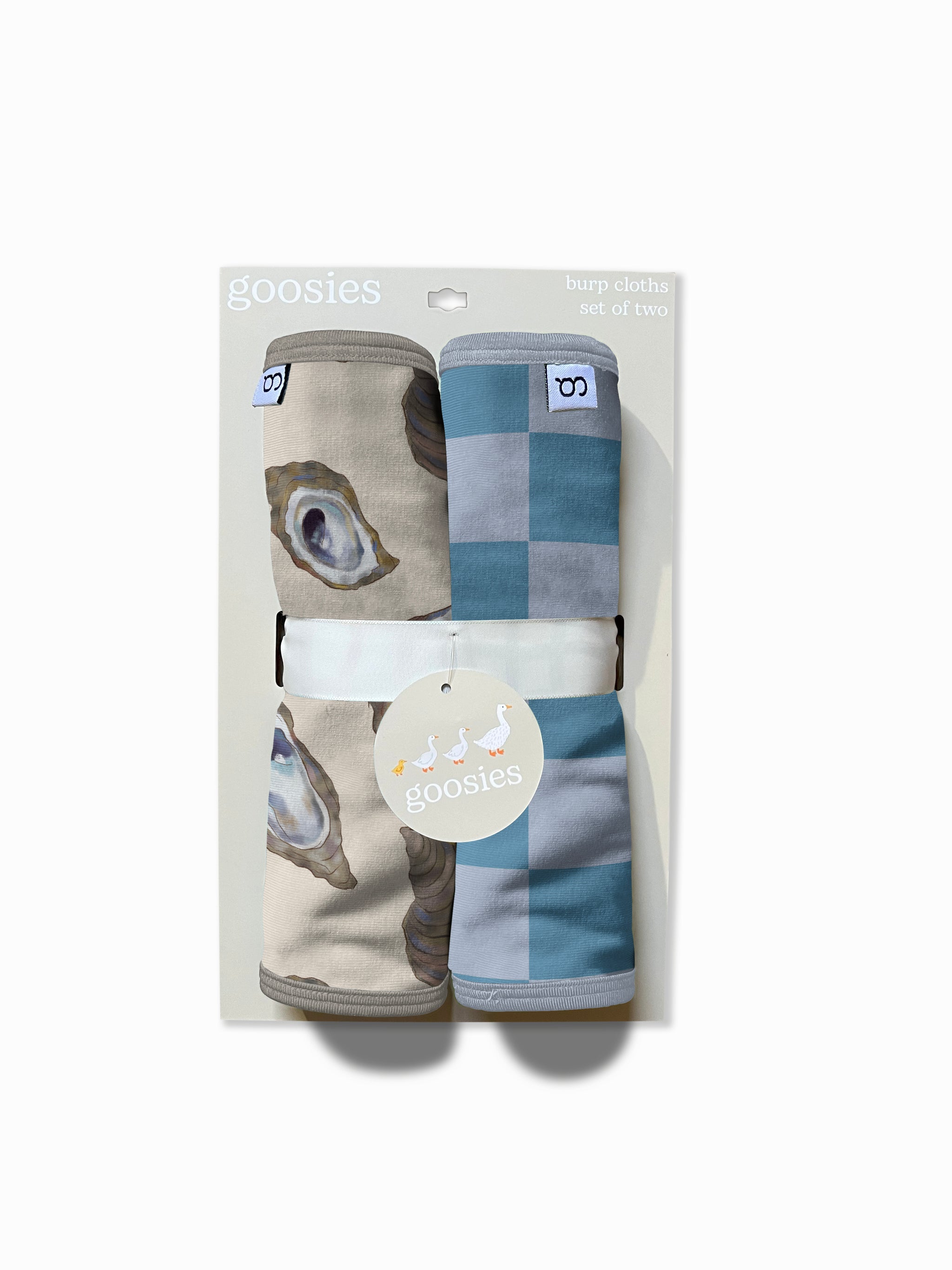 Burp Cloth Set - Oysters by Goosies - A. Dodson's
