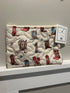 Ida Mae Thunderbird Boots Sand Quilted Small Makeup Bag