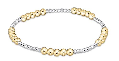 Blissful Mixed Metal 4mm Bracelet by enewton