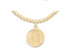 Classic Gold 3mm Bracelet - Blessing Gold Disc