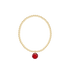 Classic Gold 3mm Bracelet - Reflection Charm - 01