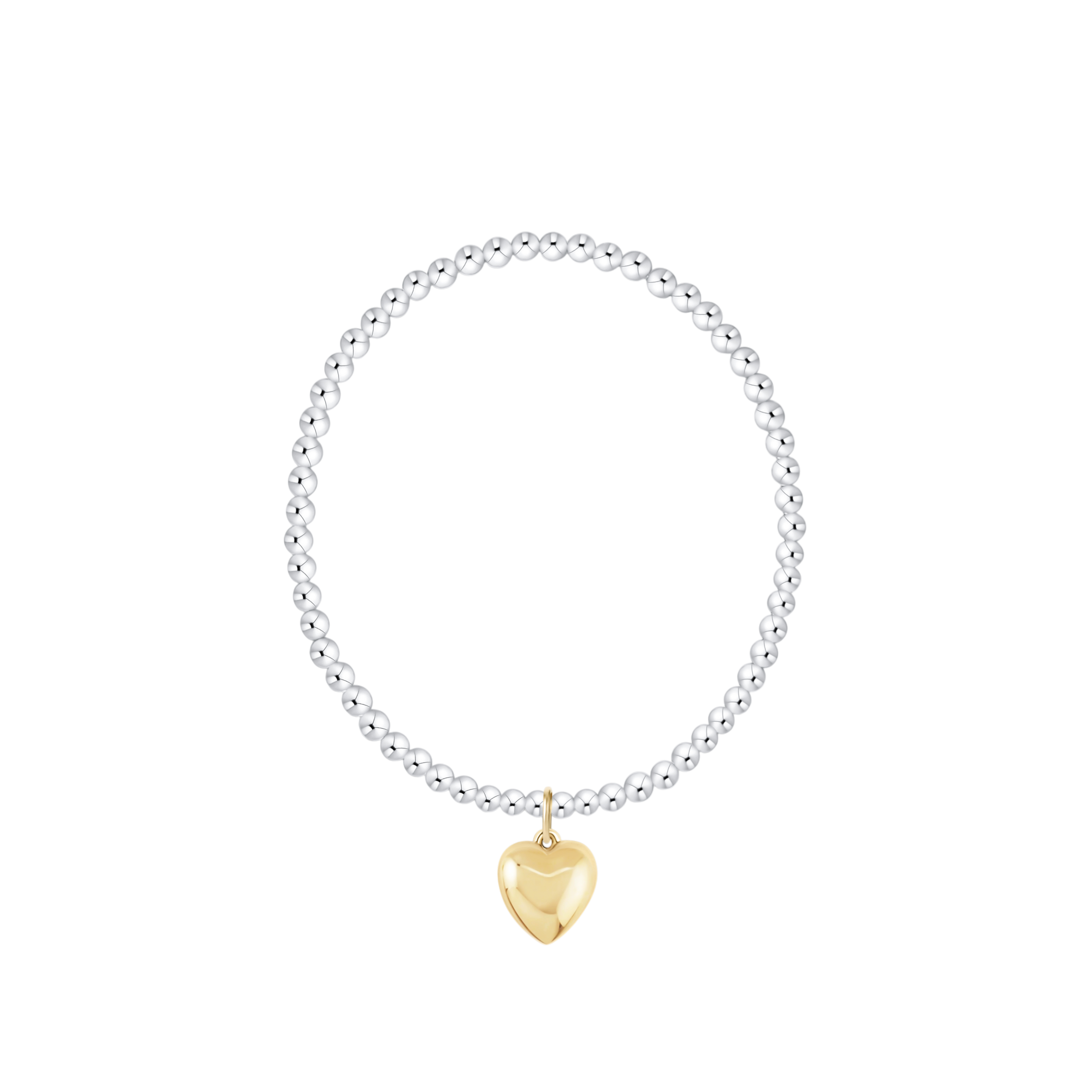 Classic Mixed Metal 3mm Bracelet - Love Plush Gold by enewton