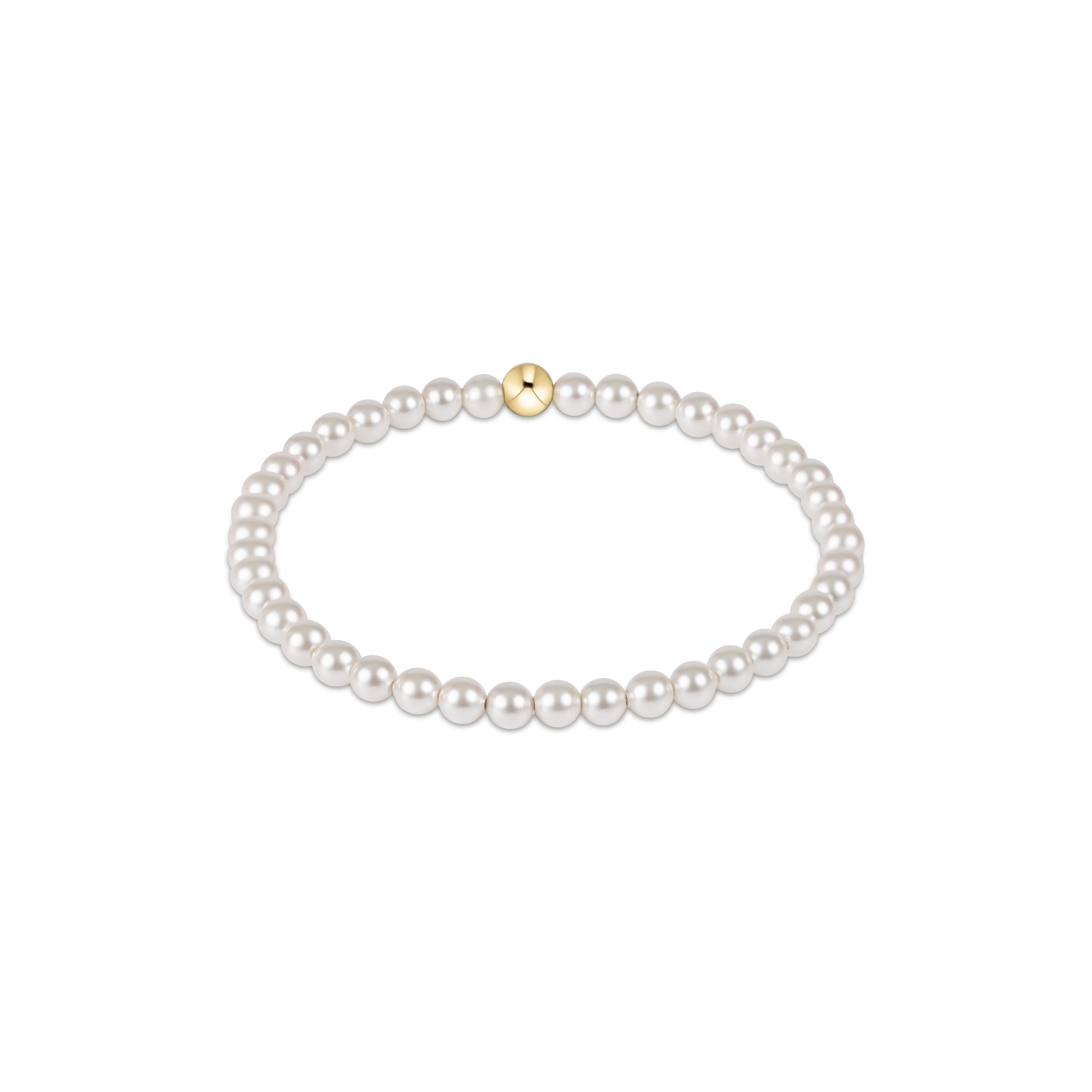 Classic Pearl 4mm Bead Bracelet - by enewton