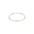gameday hope purpose pearl bracelet - white by enewton
