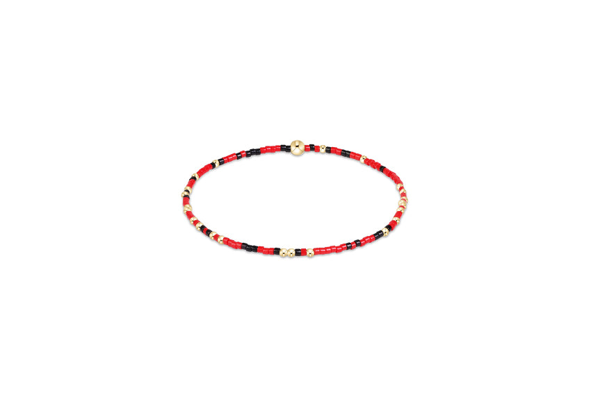 gameday hope unwritten bracelet - red-black by enewton