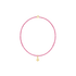 Hope Classic Bubblegum Bracelet - Signature Cross Small Gold Charm