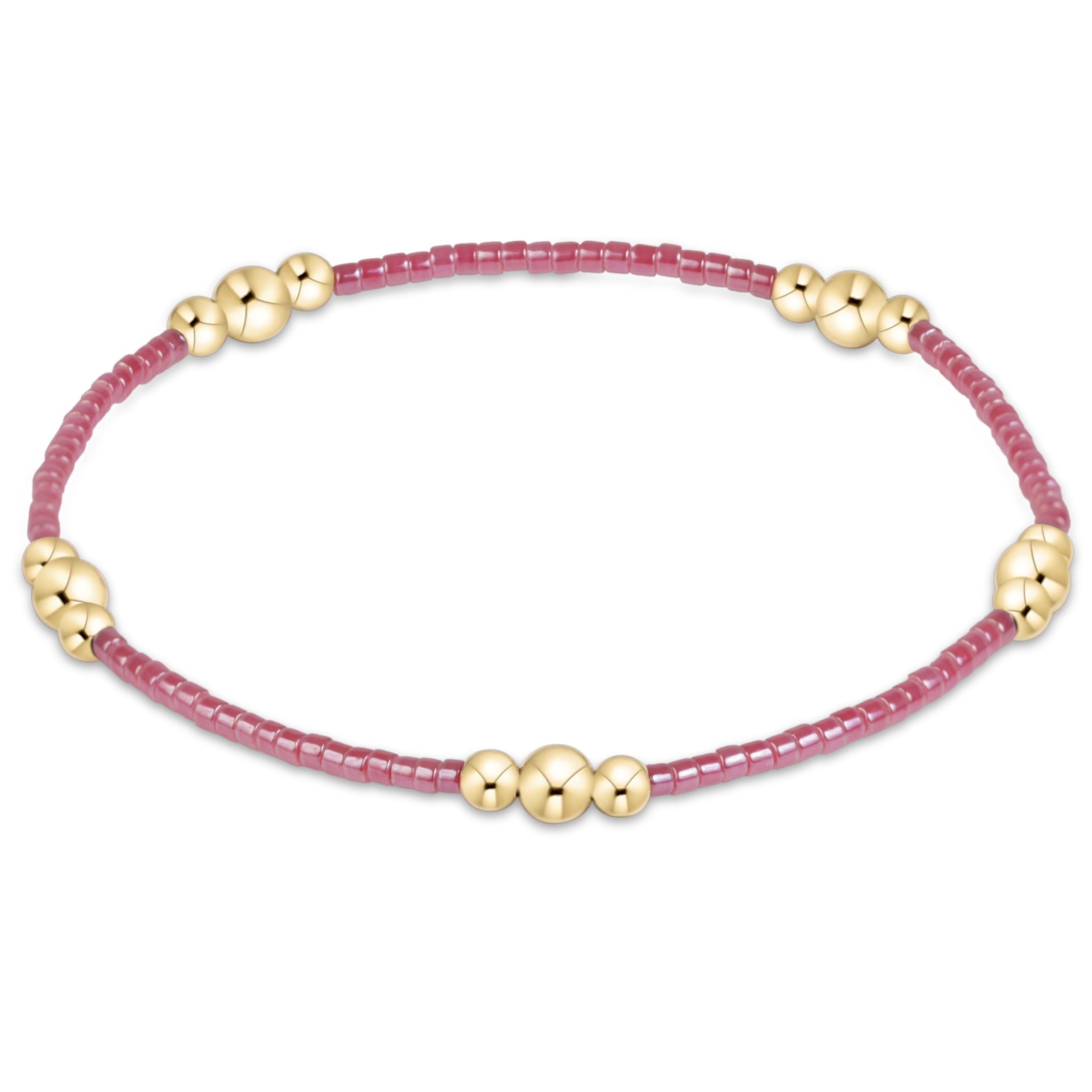 enewton Hope Purpose Gold bracelet in Pink Champagne