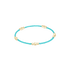 Hope Purpose Gold Bracelet - Turquoise