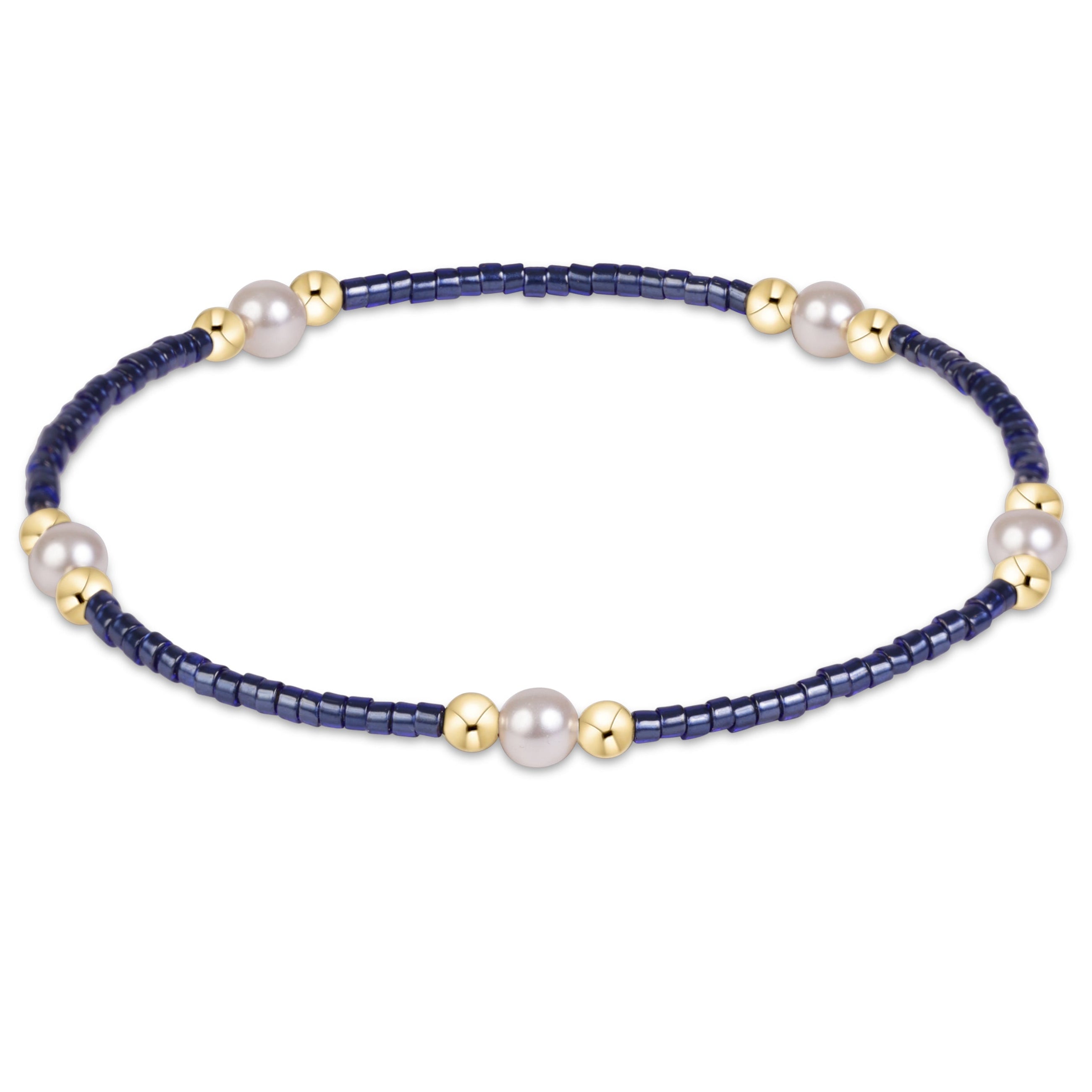 enewton Hope Purpose Pearl bracelet in Navy