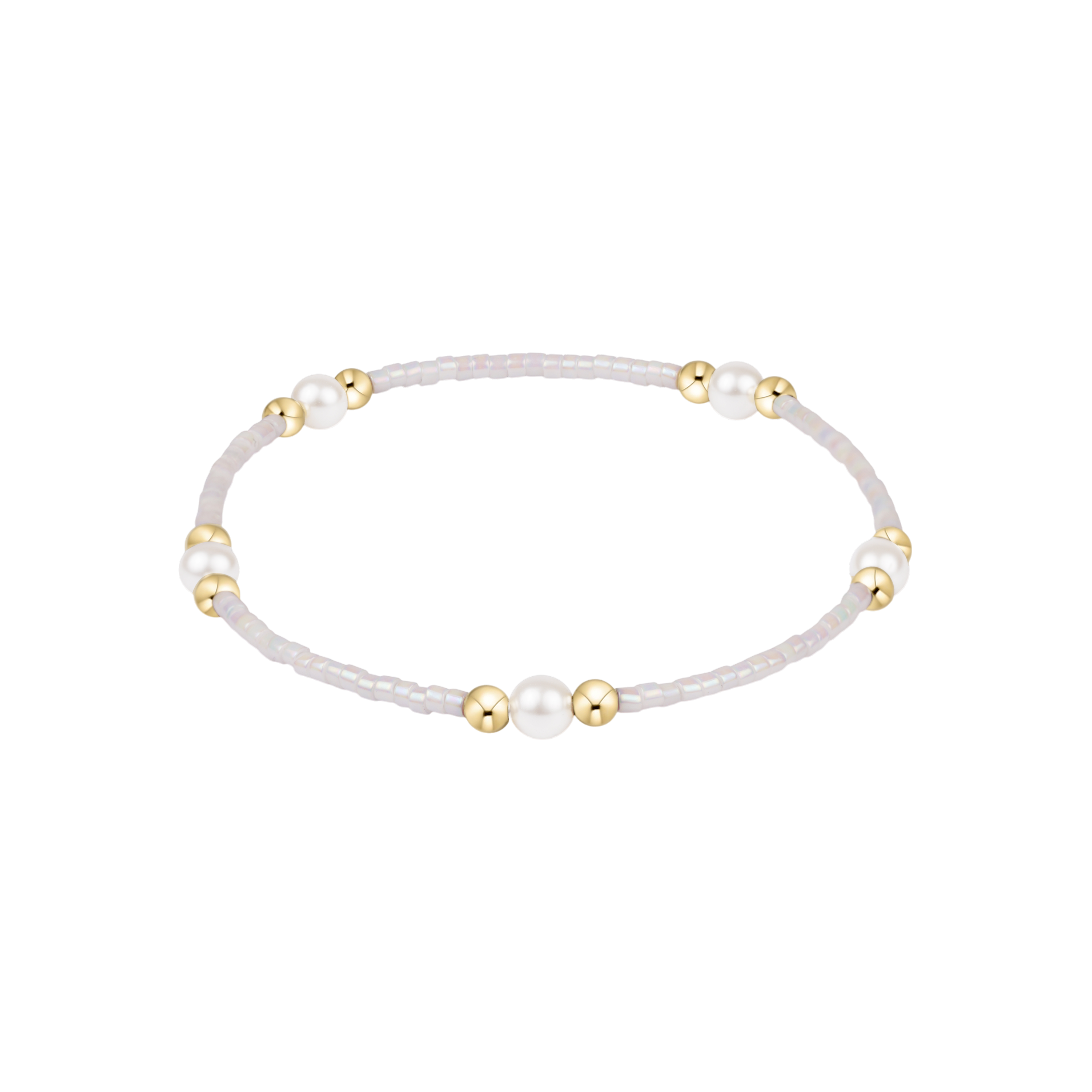 Hope Purpose Pearl Bracelet - Silky White