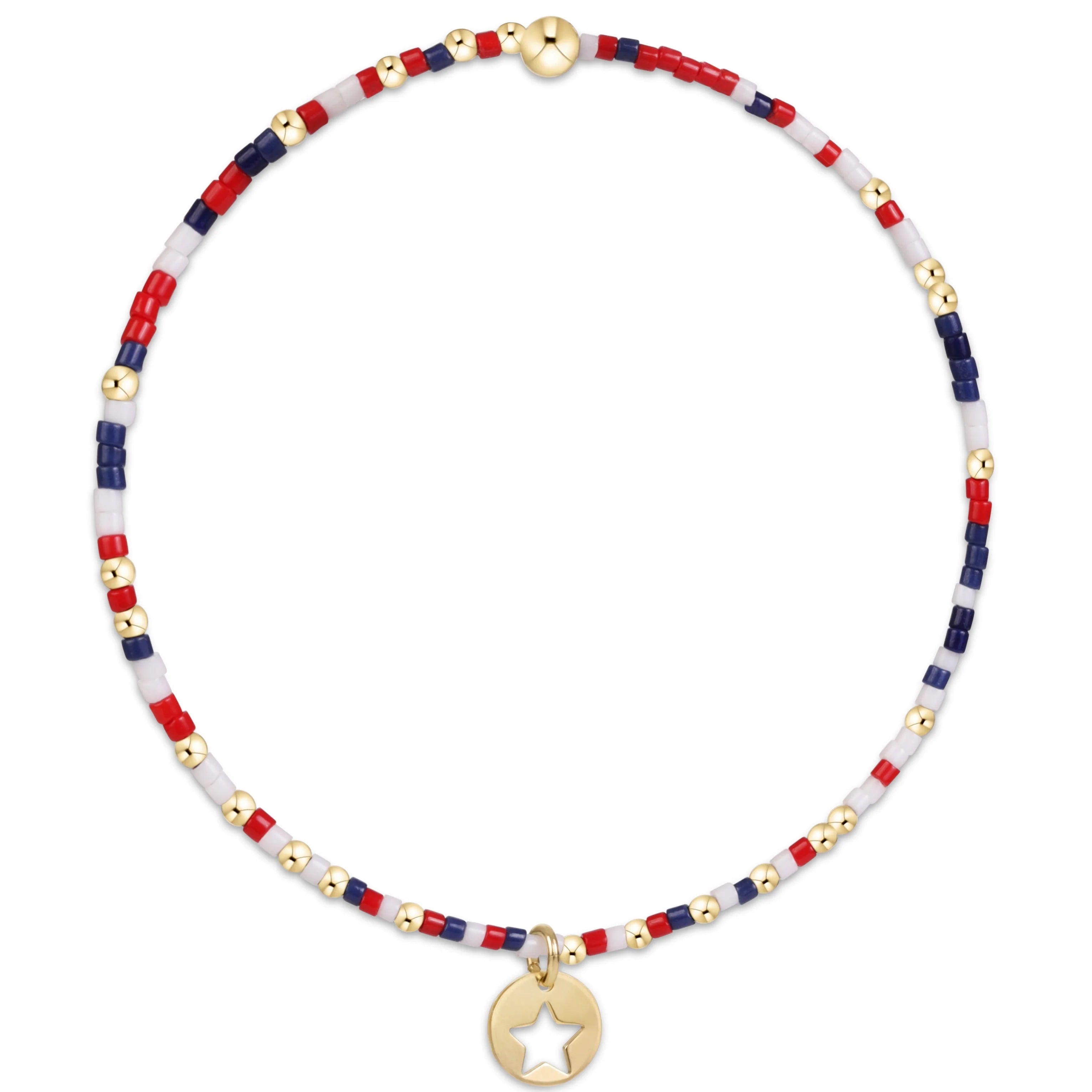 hope unwritten bracelet 6.25" - Firecracker small star disc by enewton by Enewton