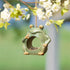 Ceramic Frog Pollinator Garden Bird Feeder