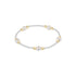 purpose pearl 6mm bead bracelet - mixed metal by enewton
