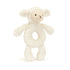 Bashful Lamb Ring Rattle Rattle By Jellycat - A. Dodson's