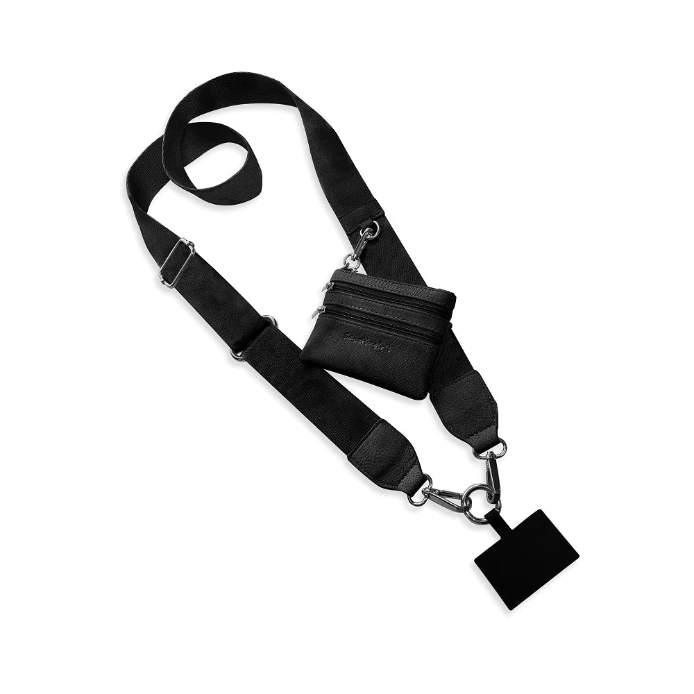 CLIP & GO STRAP WITH POUCH - ORIGINAL COLLECTION - BLACK - A. Dodson's