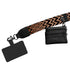 CLIP & GO STRAP WITH POUCH - CHEVRON COLLECTION - BROWN - A. Dodson's