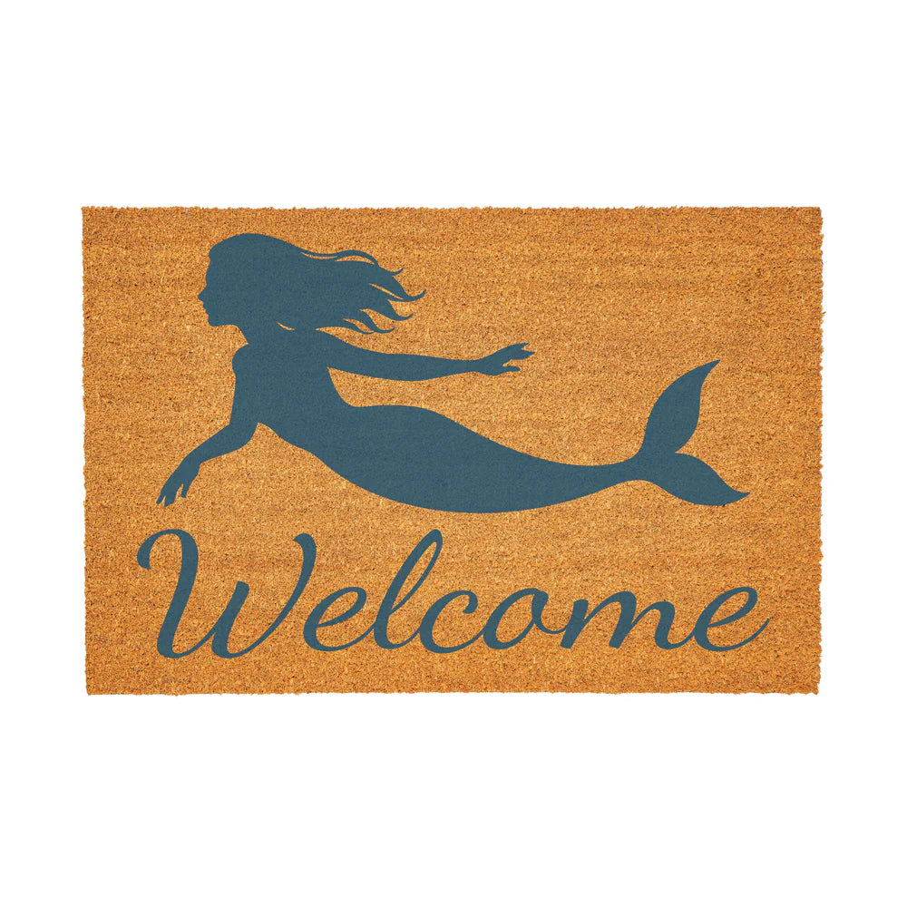 Mermaid Welcome Coir Mat