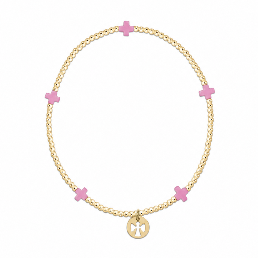 Extends egives to Camp Kesem Signature Cross Bracelet by enewton