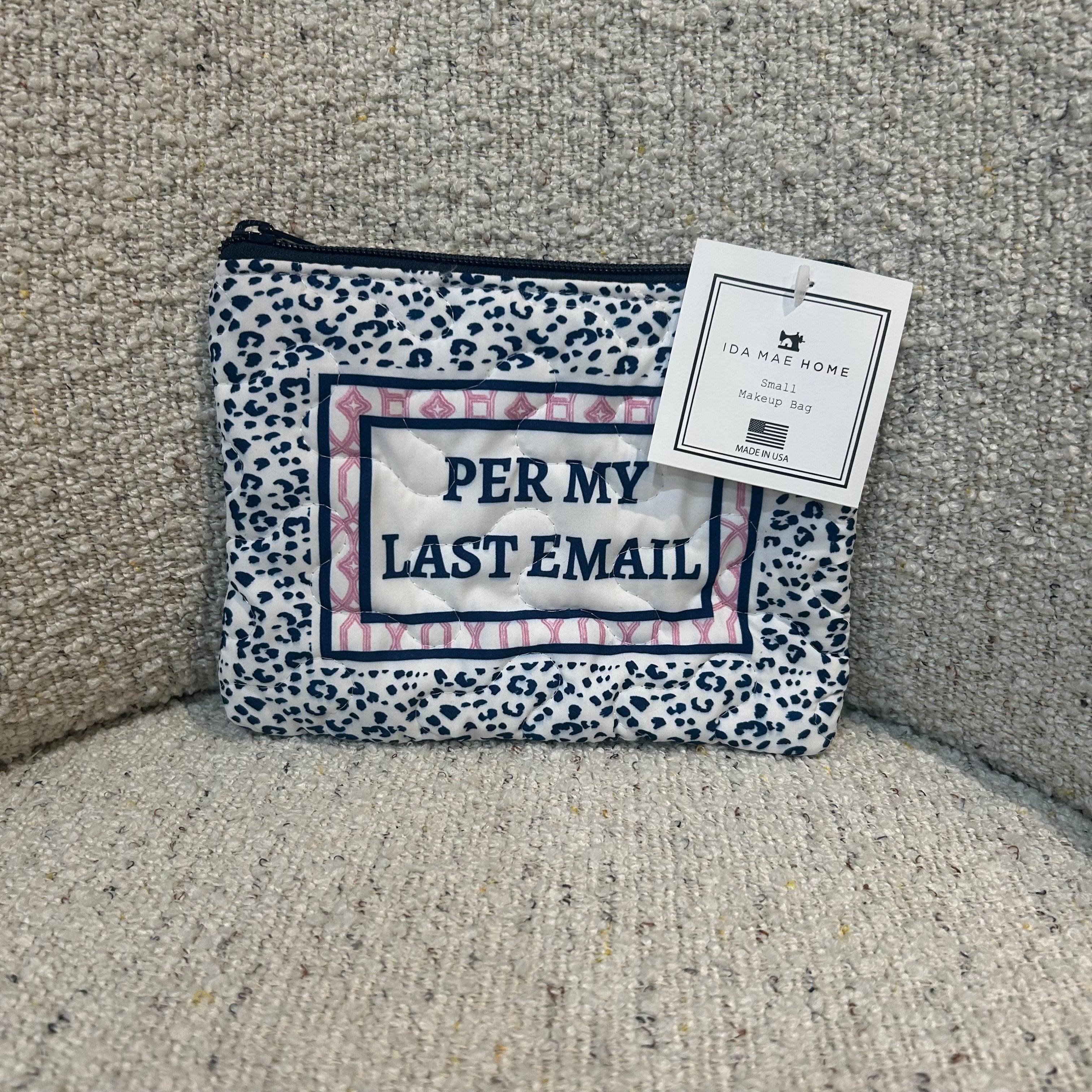 Ida Mae Quilted Makeup Bags