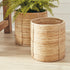 Cane Rattan Round Tree Baskets, Set Of 2 - View 3