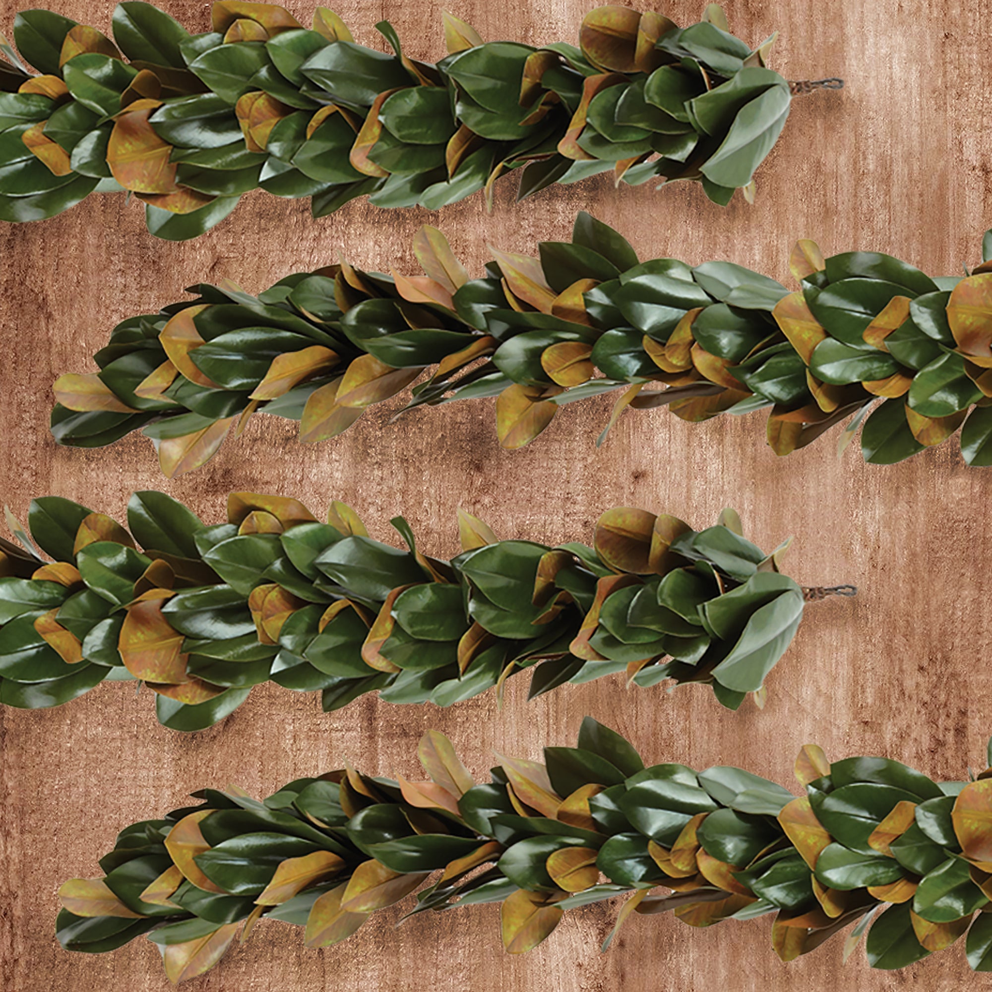 Grand Magnolia Leaf Garland 72" - View 3