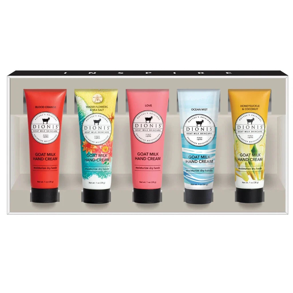 Dionis Goat Milk Inspire Hand Cream 5 pc. Gift Set