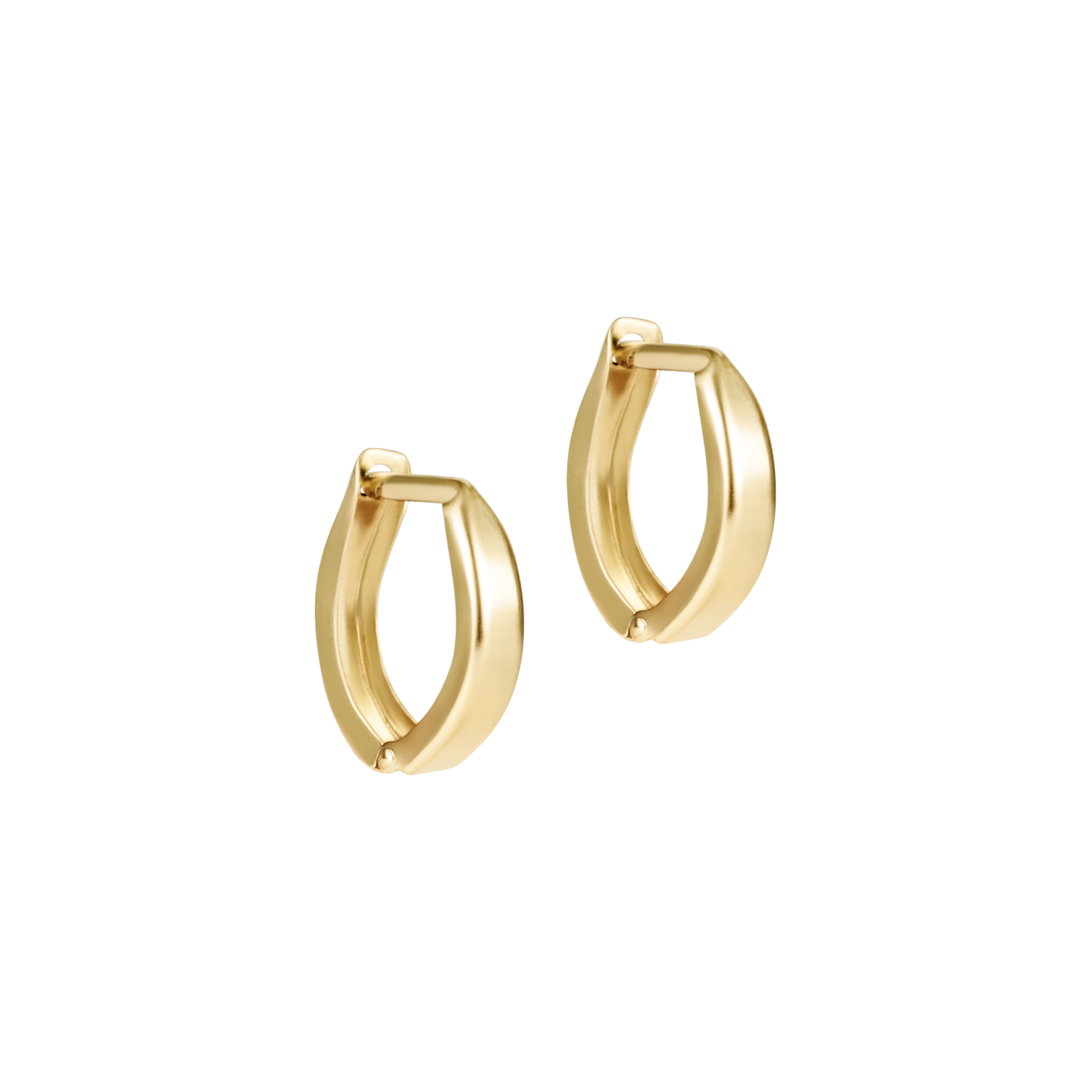 Huggie Gold 0.5" Hoop by enewton by enewton