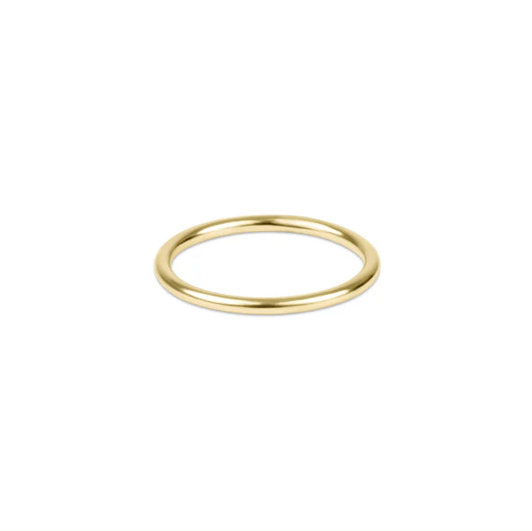 classic gold thin band ring by enewton