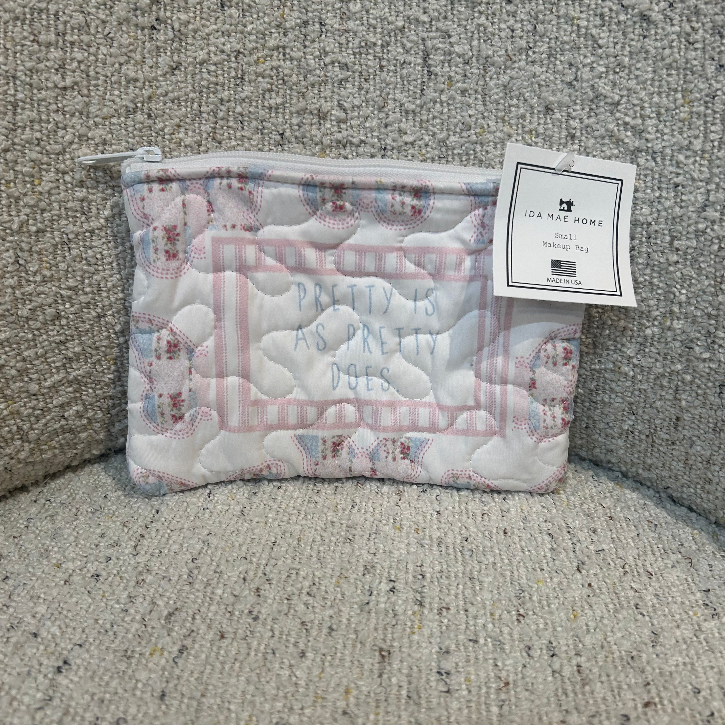 Ida Mae Quilted Makeup Bags