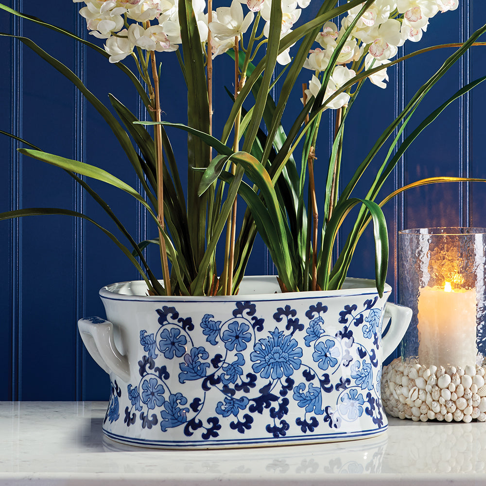 Barclay Butera Dynasty Lotus Planter - View 2