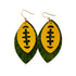 Touchdown Football Layered Earrings