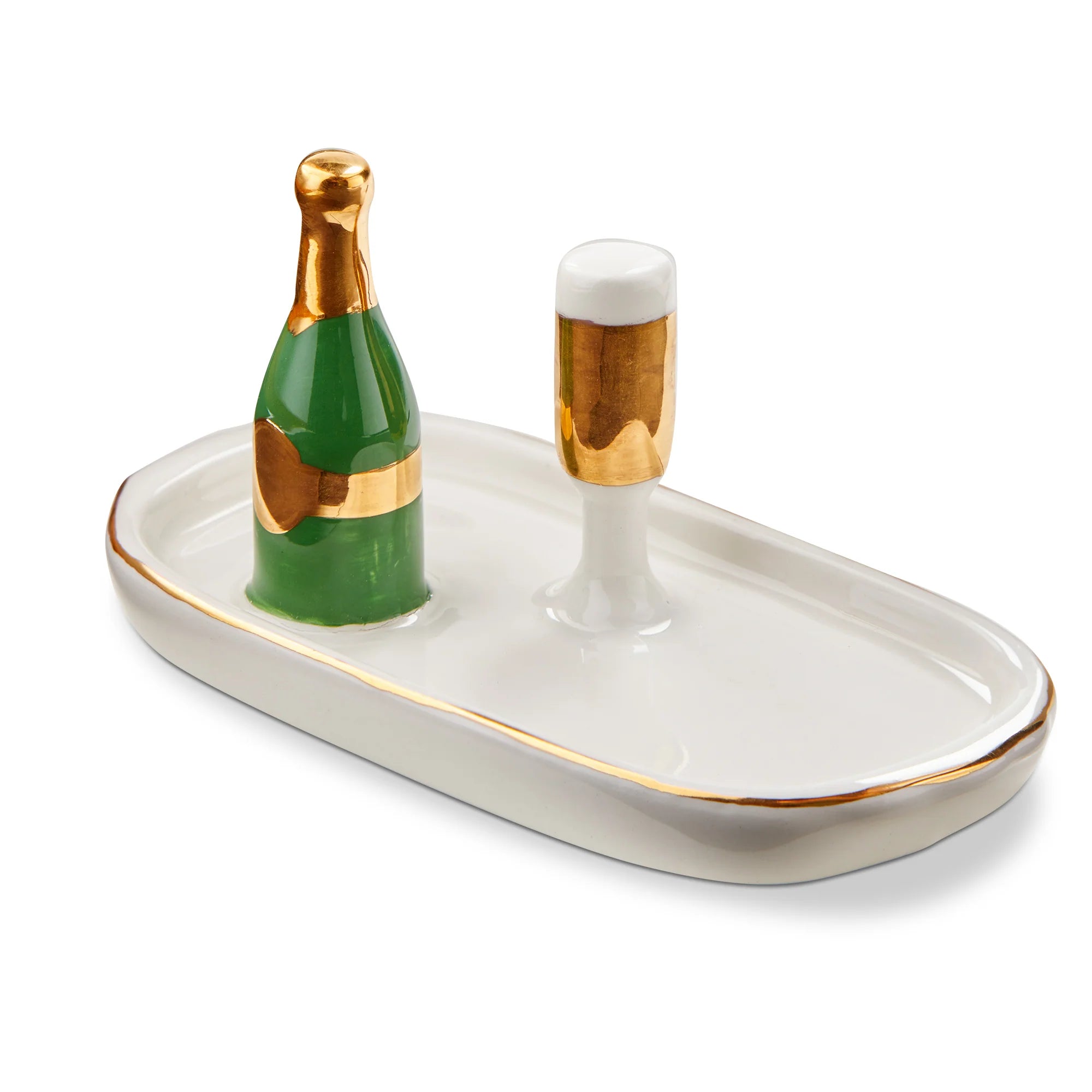 CHAMPAGNE RING HOLDER DISH