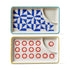 Flower & Geo Sushi/Dumpling Plate