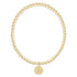 enewton extends - gameday ecollegiate classic gold 3mm bracelet -ga tech disc