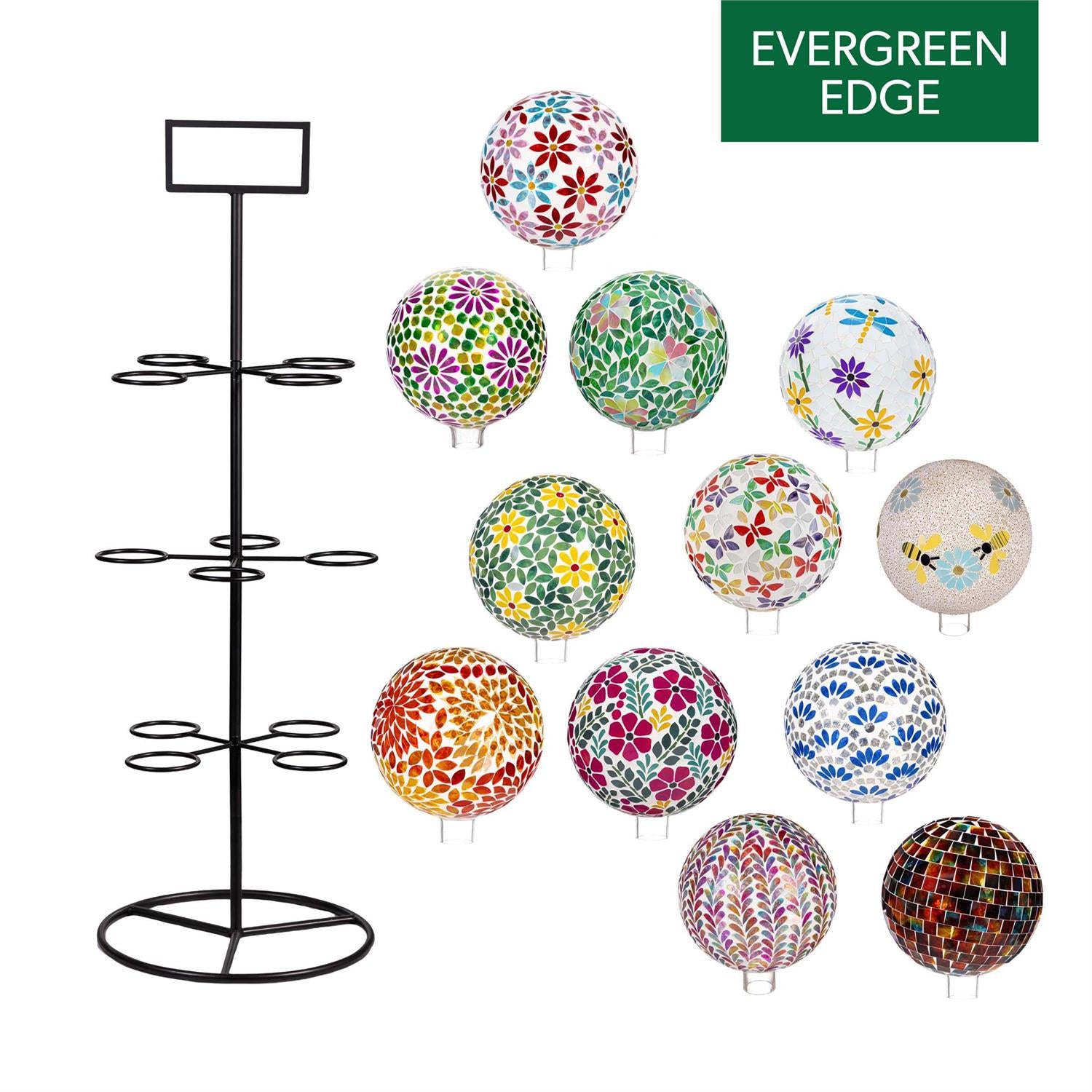 10" Mosaic Glass Gazing Balls