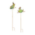 Metal Garden Stake, Royal Frog