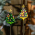 Heartfelt Cheer Solar Christmas Tree Garden Stake