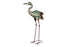 Metal Verdigris Heron Looking Up