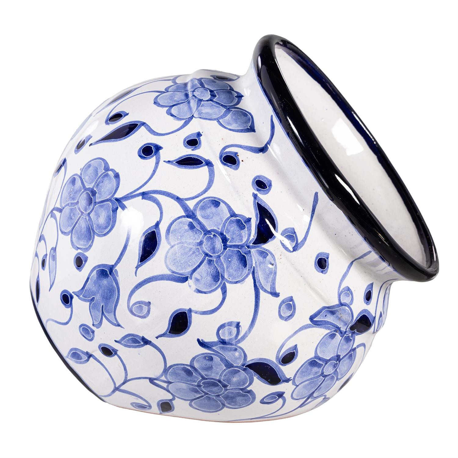 Blue and White Mexican Talavera Planters Assortment