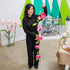 Pink Flower Paper Garland